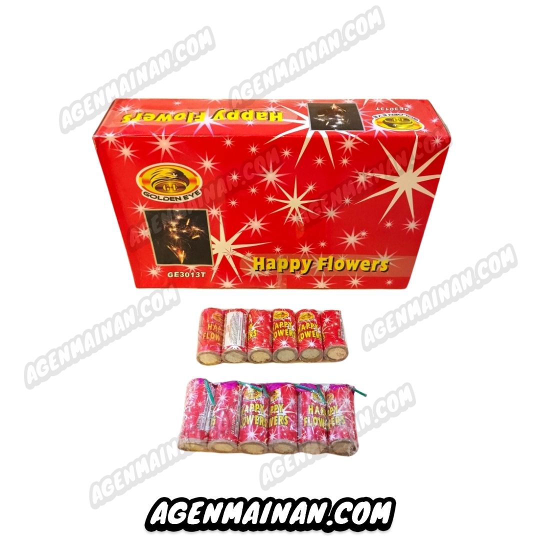 Kembang Api Happy Flower Tor Import (1 Pak = 18 pcs)