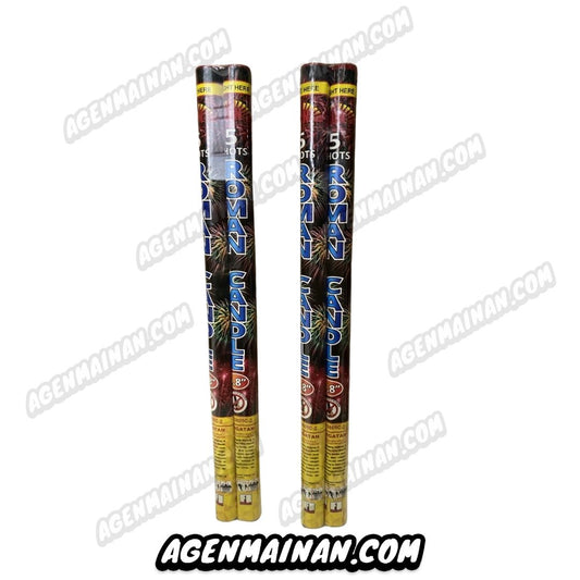 Kembang Api Roman Candle 0.8 Inch - 5 Shots (1 Pak = 2pcs)