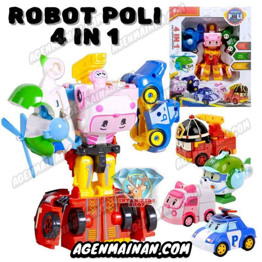 Robot Policar Assemble 4 in1